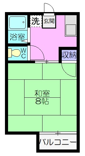 エレガンスハイツ金子の間取り