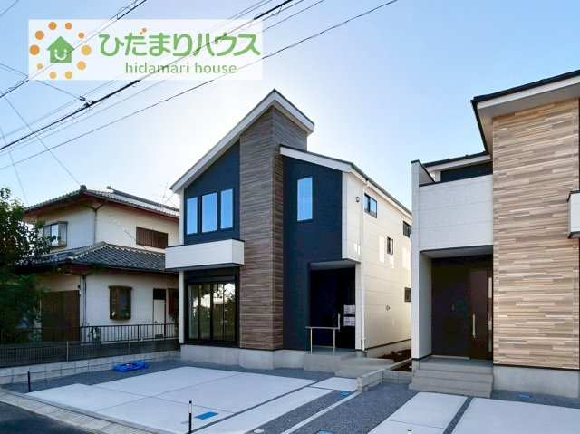 【外観】 | 我孫子市湖北台10期　新築戸建　2号棟 | 南向きで日当たり良好(^^♪