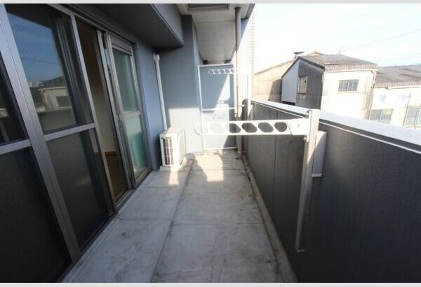 タワービレッジのバルコニー