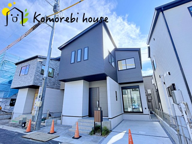 大宮指扇South side　新築一戸建て　グリーンガーデン　Nの外観|耐久性に優れたサイディング貼りの外観。雨風に強く、汚れにくい素材で美しさが長持ちします。日々のメンテナンス負担を軽減し、家族の暮らしをしっかり守る安心の新築住宅です。