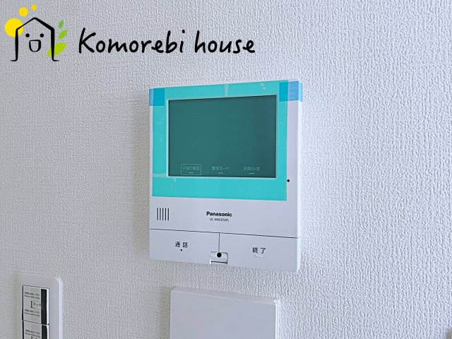 大宮指扇South side　新築一戸建て　グリーンガーデン　Nの防犯設備|来客時も画面で確認できる安心のTVモニターフォン。録画機能も付いているの安心。忙しい毎日をしっかりサポートします。