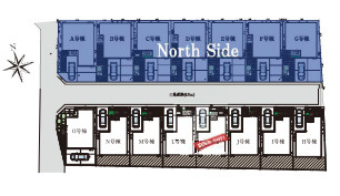 大宮指扇South side　新築一戸建て　グリーンガーデン　Nの区画図|N号棟