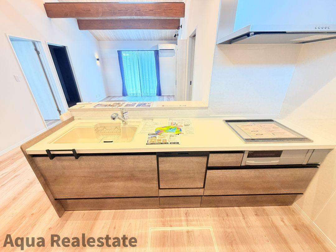 高松市仏生山町　Ｄ号地モデルハウスのキッチン|きれいなキッチンです