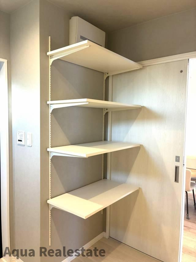 高松市仏生山町　Ｄ号地モデルハウスの収納|大きなスペースがあり、収納には困りません