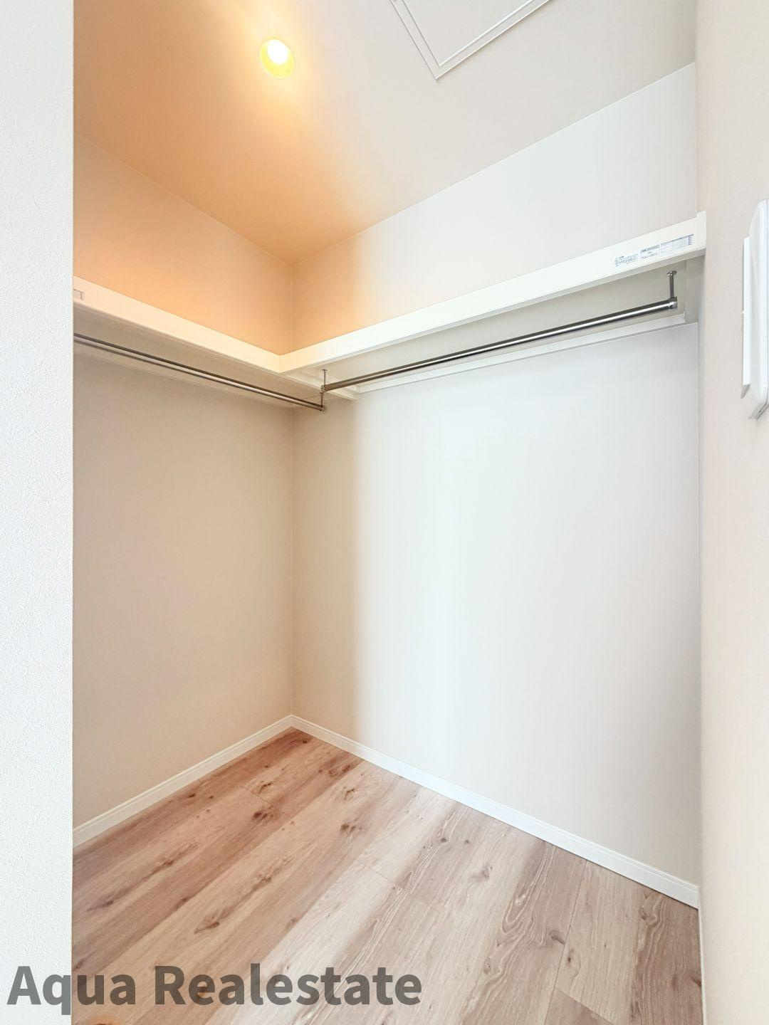 高松市仏生山町　Ｄ号地モデルハウスの収納|便利な収納スペースです