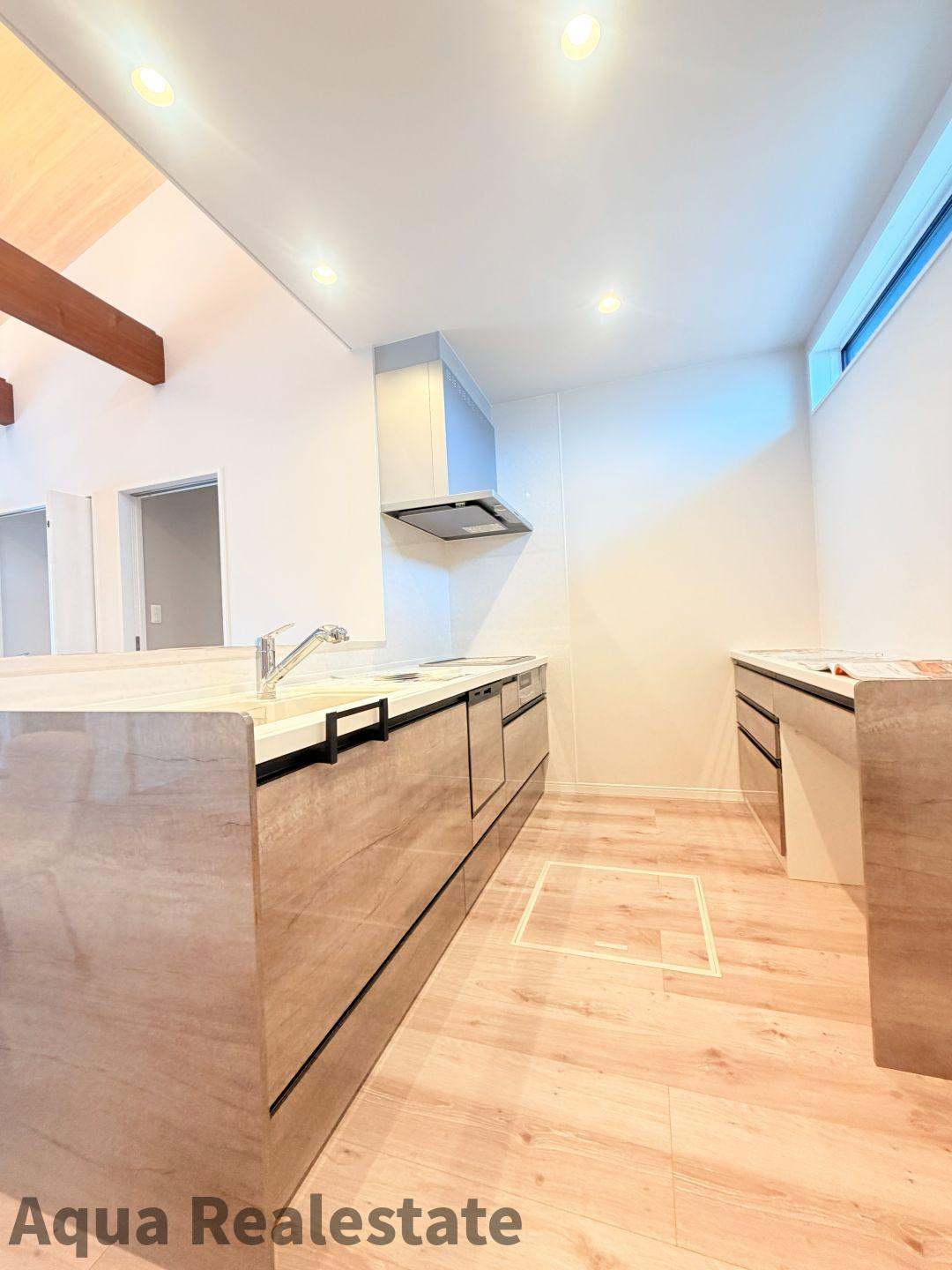 高松市仏生山町　Ｄ号地モデルハウスのキッチン|きれいなキッチンです