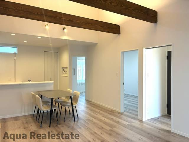 高松市仏生山町　Ｄ号地モデルハウスの居間・リビング|リビングです