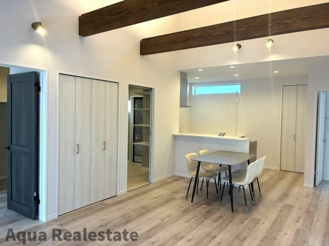 高松市仏生山町　Ｄ号地モデルハウスの居間・リビング|使いやすいリビングです