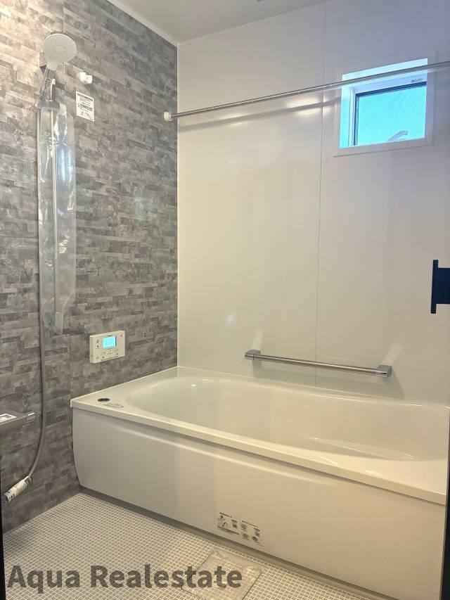 高松市仏生山町　Ｄ号地モデルハウスの浴室|お風呂で日々の疲れを落としましょう