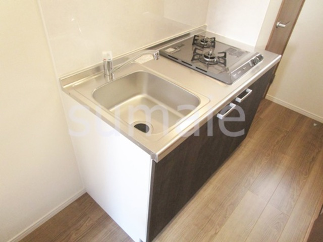 プラージュ王子神谷のキッチン|２口ガスコンロ設置済み！