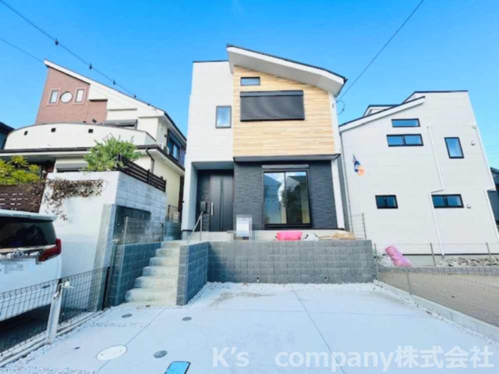 茅ヶ崎市平和町　新築戸建　1号棟の外観|2025.11.28撮影◇