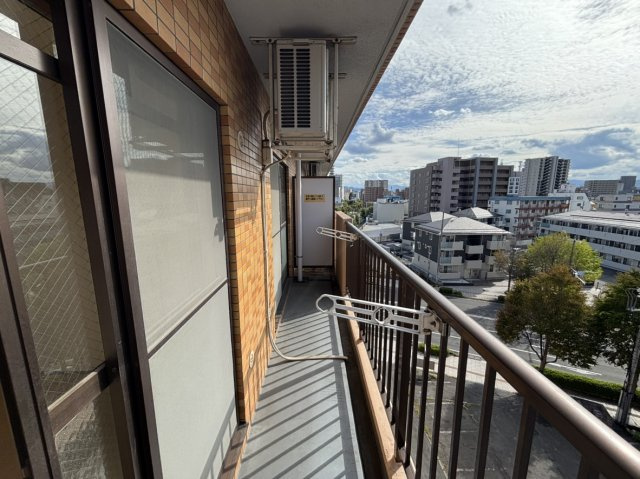 ダイアパレス長野大通りのバルコニー