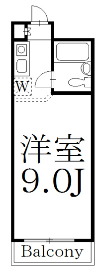 【間取り】 | ヒルズ中野
