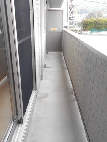 クレール古新開のバルコニー