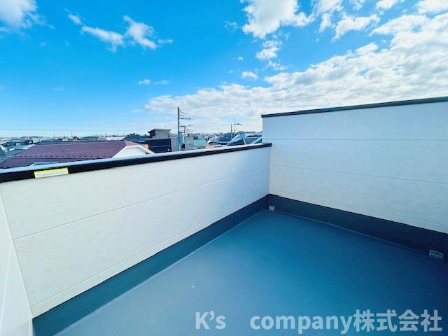 茅ヶ崎市平和町　新築戸建　2号棟のバルコニー|バルコニー☆