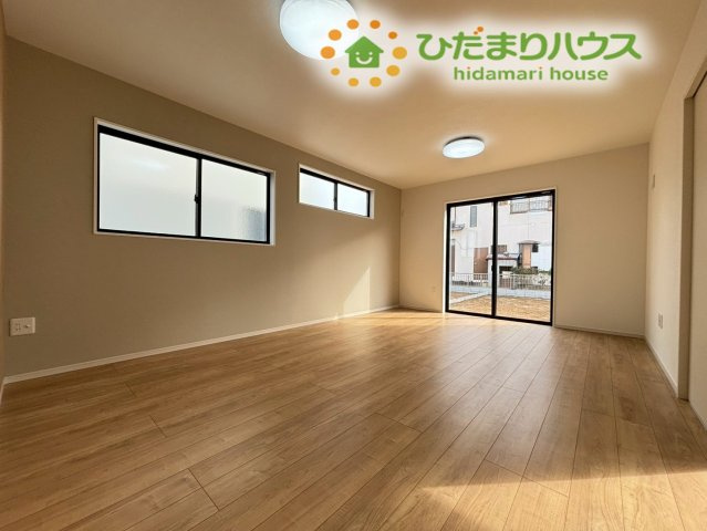 嵐山町川島　15期　新築一戸建て　ずっとプラス　02の居間・リビング
