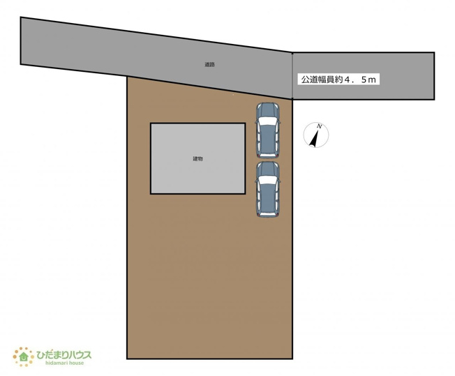 【区画図】 | 取手市小文間　中古戸建 | 敷地広々99坪！！広ーいお庭で家庭菜園なども実現できちゃいますね(*^^)v