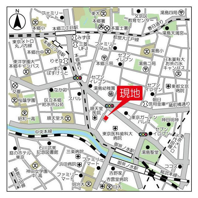 ナーベルお茶の水の地図