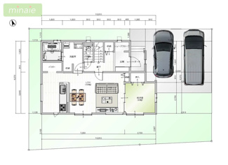 【土地図】 | 当社で現地販売会開催中　大手建売メーカーの建築条件付き　旭町　全7区画　5区画
