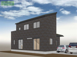 【外観パース】 | 当社で現地販売会開催中　大手建売メーカーの建築条件付き　旭町　全7区画　5区画