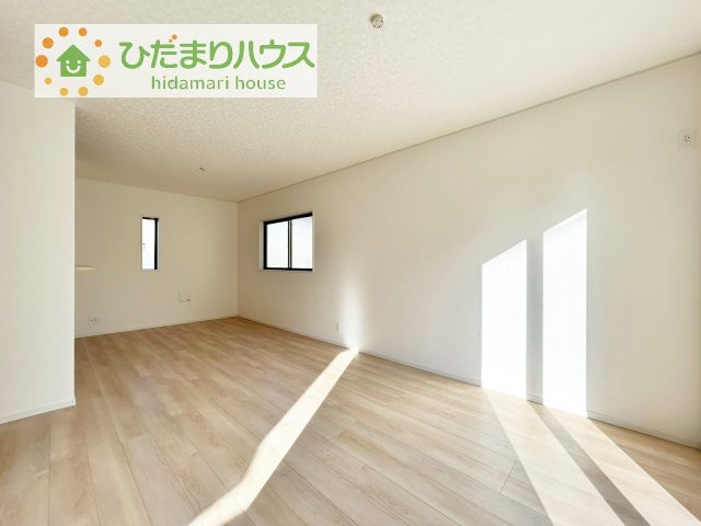 【居間・リビング】 | 常総市豊岡町第3　新築戸建 | 大型テレビに大型ソファー(^^)どんなインテリアにしますか？