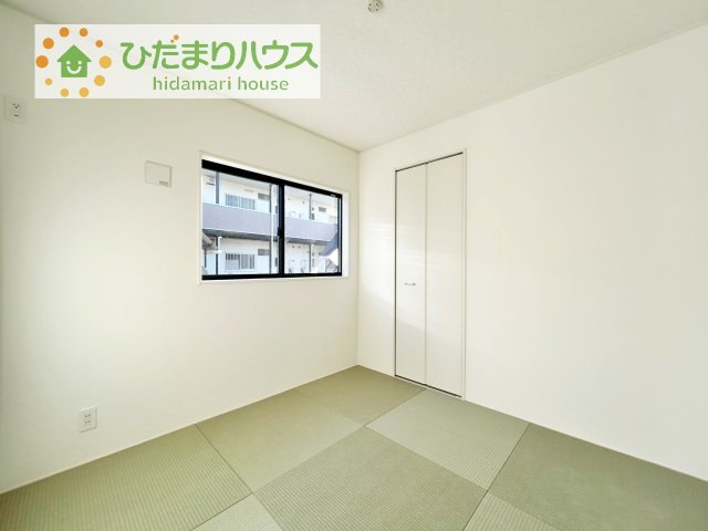 【和室】 | 常総市豊岡町第3　新築戸建 | 赤ちゃんスペースや客間など、多彩な用途で使用できる和室☆