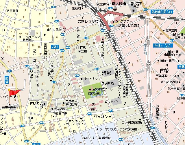 セントエルモ武蔵浦和の地図