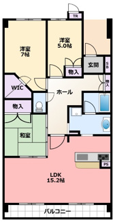 【間取り】 | ロイヤルアーク甲子園フローレス