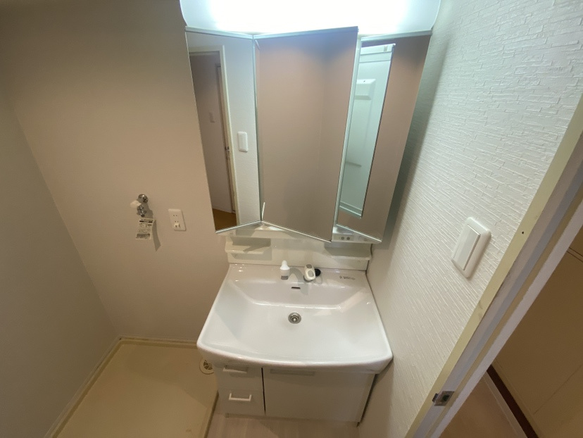 ライオンズマンション京都河原町の独立洗面台
