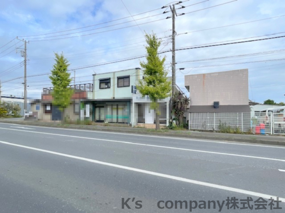 高座郡寒川町田端　建築条件なし　売地の前面道路含む現地写真|前面道路の様子です◇