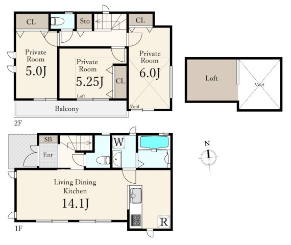 練馬区大泉学園町5丁目の間取り