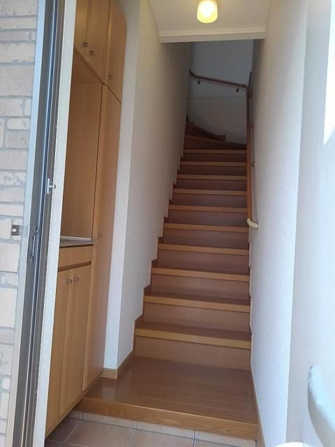 ラ・メゾン若草の玄関