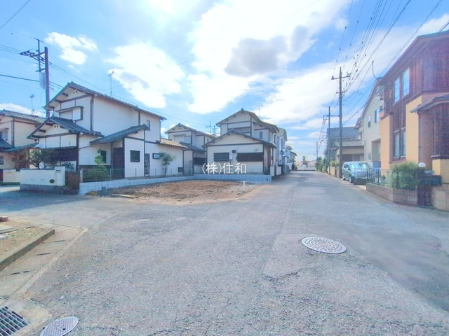 【新築分譲住宅】川越市大字砂久保の前面道路含む現地写真
