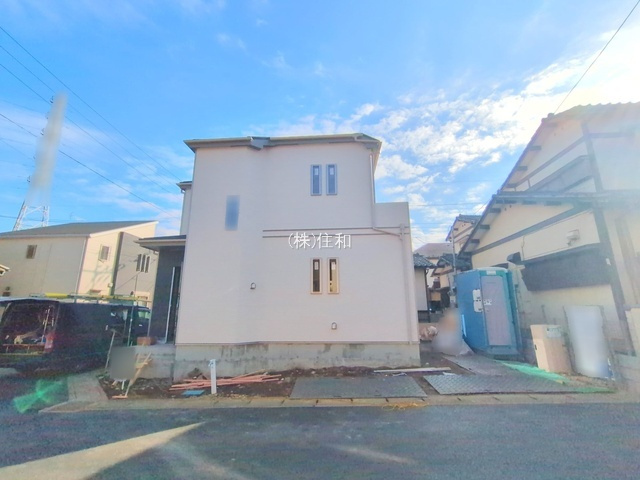 【新築分譲住宅】川越市大字砂久保の前面道路含む現地写真
