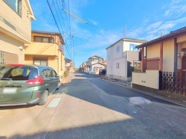 【新築分譲住宅】川越市大字砂久保の前面道路含む現地写真