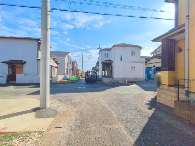 【新築分譲住宅】川越市大字砂久保の前面道路含む現地写真