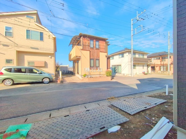 【新築分譲住宅】川越市大字砂久保の前面道路含む現地写真