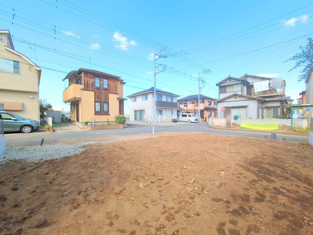 【新築分譲住宅】川越市大字砂久保の前面道路含む現地写真