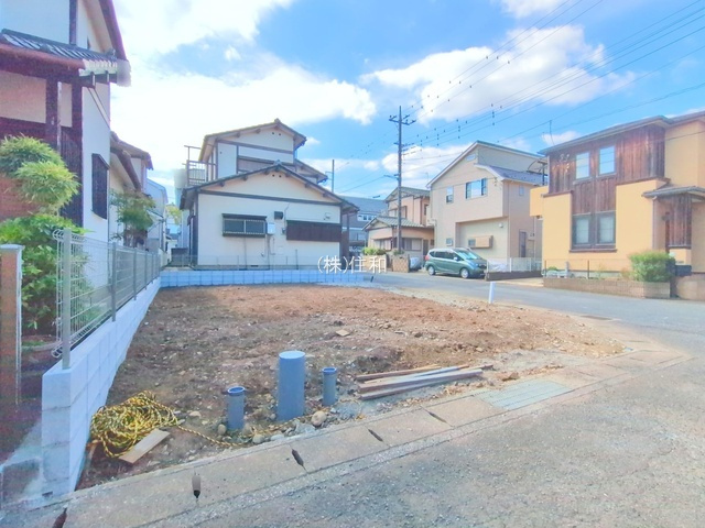 【新築分譲住宅】川越市大字砂久保の前面道路含む現地写真