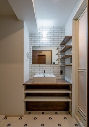 フラワーハイツの洗面所