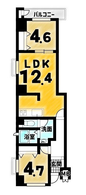 ベル・クローチェ京都洛央の間取り