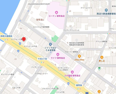 【地図】 | 西淀川区★南西向き角地★最寄り駅5分！