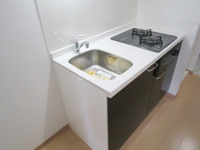 グロウワード東京Ｎｏｒｔｈアリビエのキッチン|2口コンロ設置済みです！