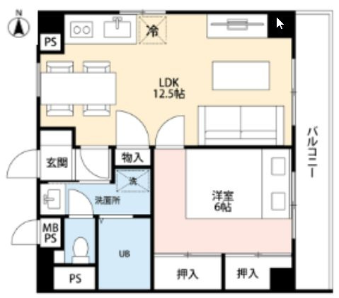 PLENDY南浦和の間取り