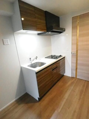 【キッチン】 | N-flats板橋 | コンパクトなキッチンで掃除もラクラク