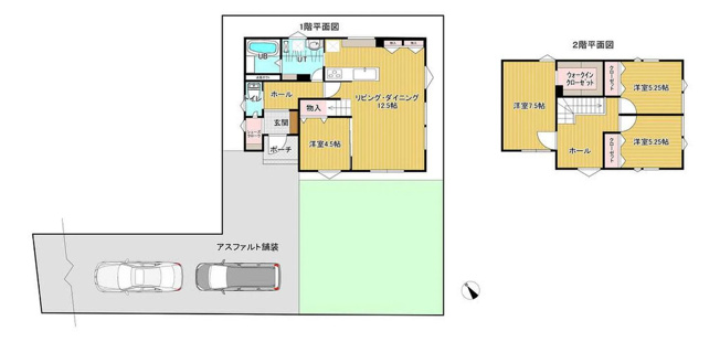 【間取り】 | 福井３丁目戸建
