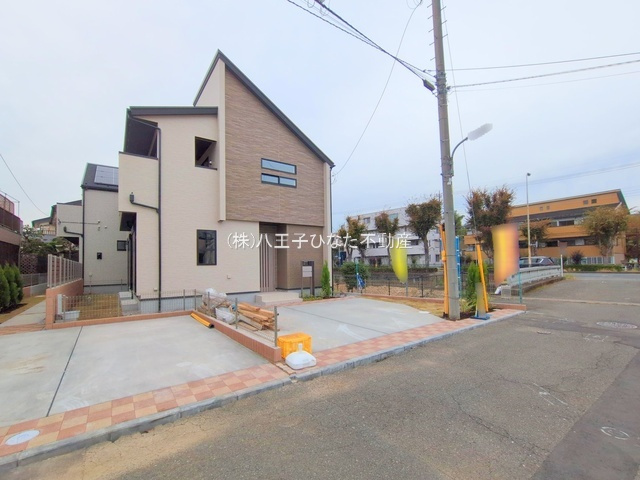 祝：成約済み　八王子市　上柚木　新築戸建ての外観|～仲介手数料無料☆八王子ひなた不動産～　八王子市上柚木　新築戸建て