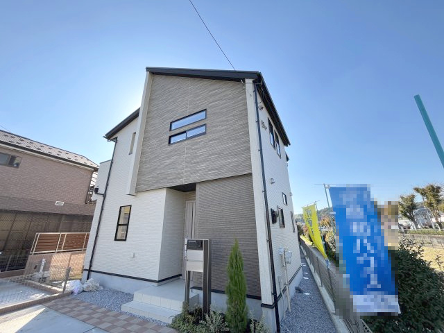 祝：成約済み　八王子市　上柚木　新築戸建ての外観|～仲介手数料無料☆八王子ひなた不動産～　八王子市上柚木　新築戸建て
