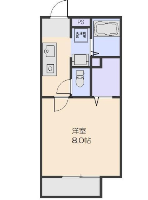 プレミール上木崎　Bの間取り|間取図