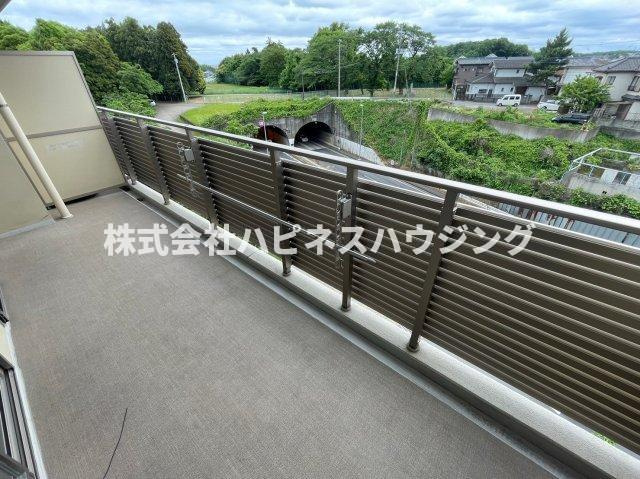 クレストフォルム柏サウスウイングのバルコニー